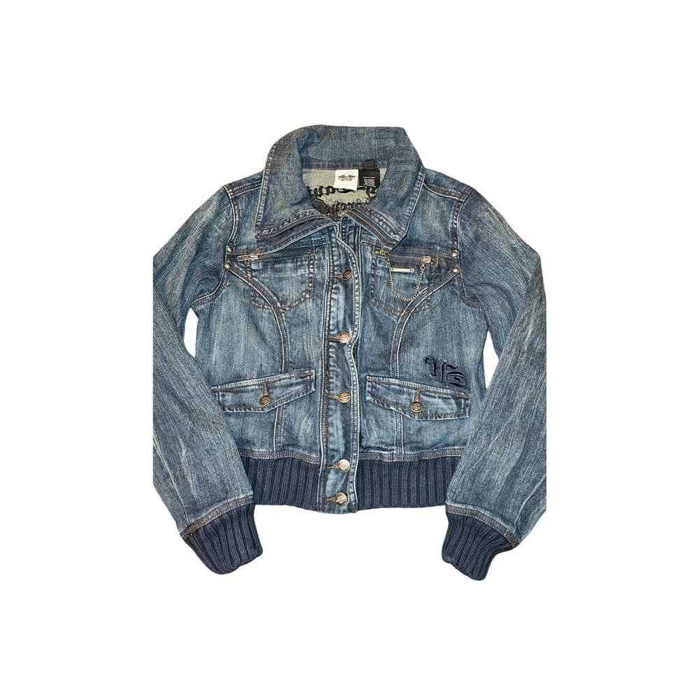 Harley Davidson women's jean jacket size medium‎